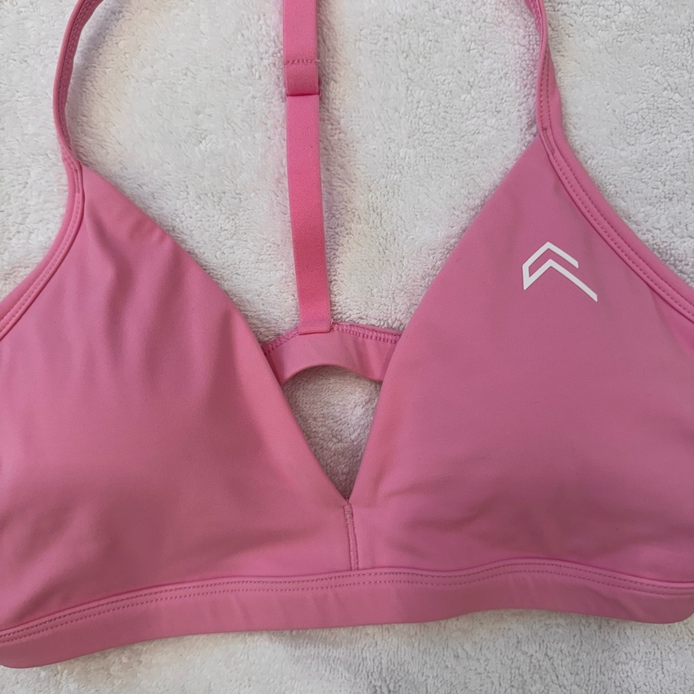Oner Active UNIFIED ULTRA MICRO V NECK BRALETTE Sports Bra - Power Pink